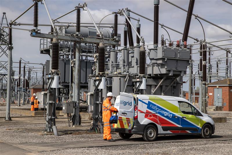 engineers in a substation