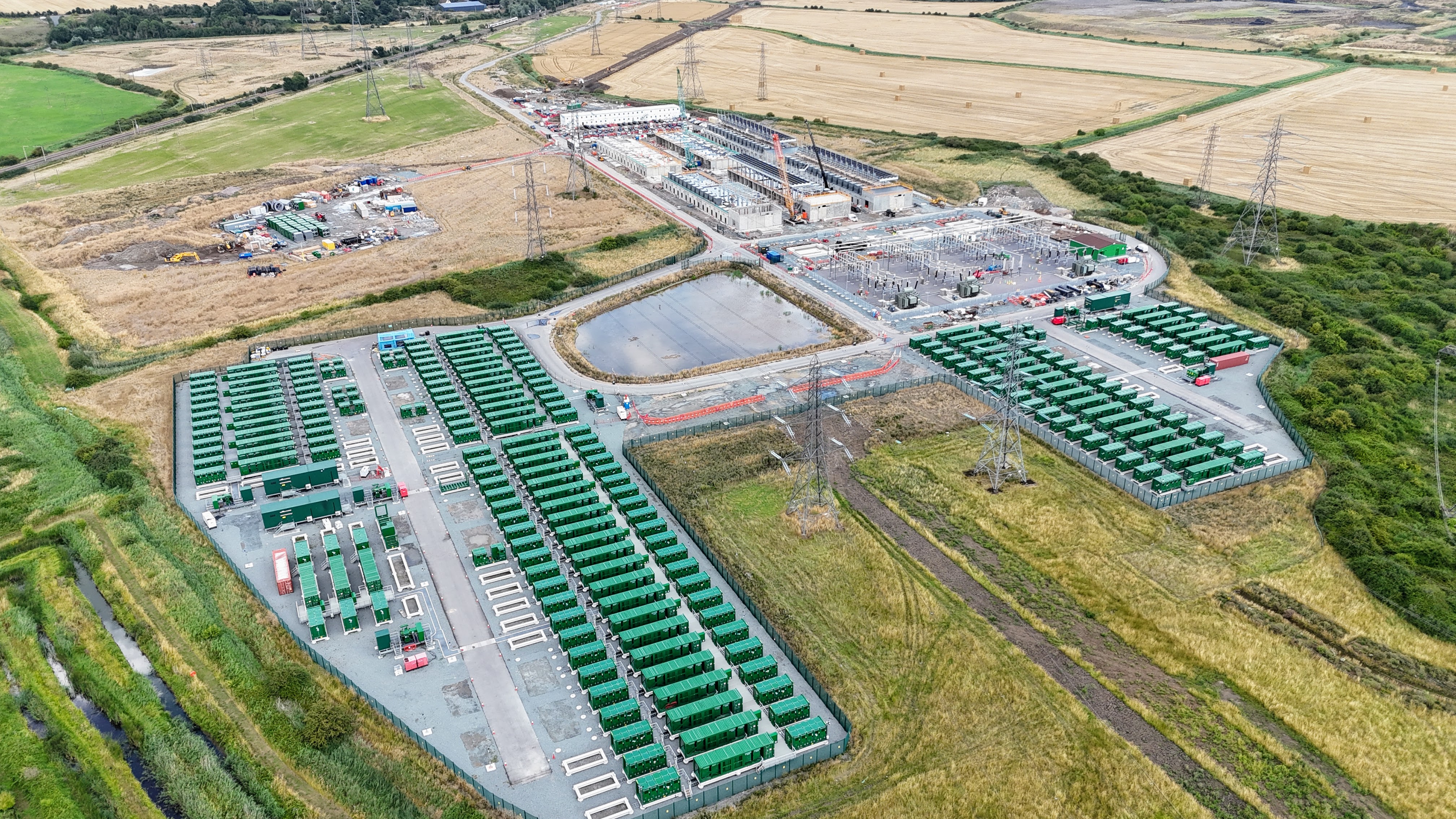 Aerial view of Thurrock Storage facility