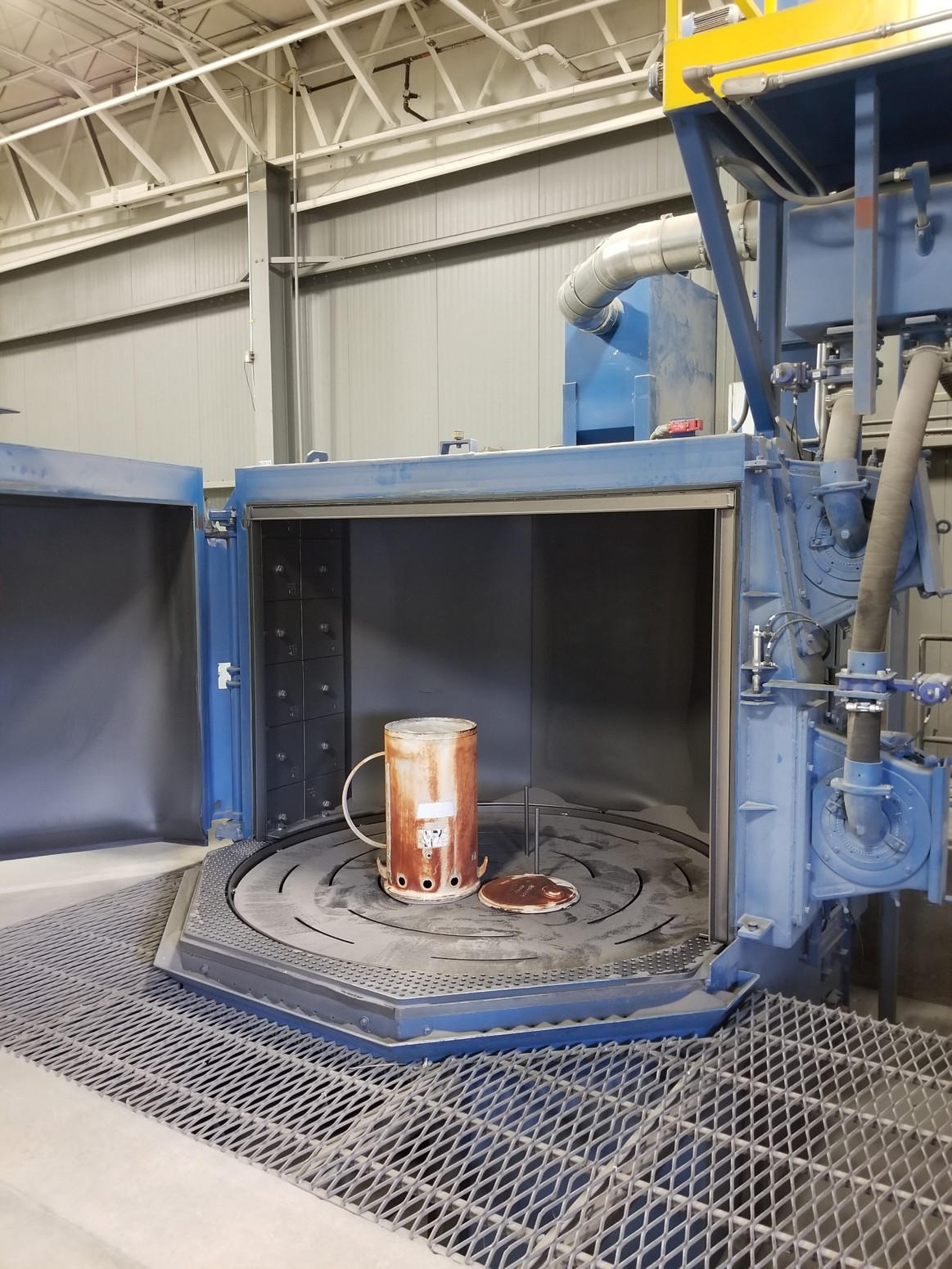 Transformer being worked in a large piece of equipment