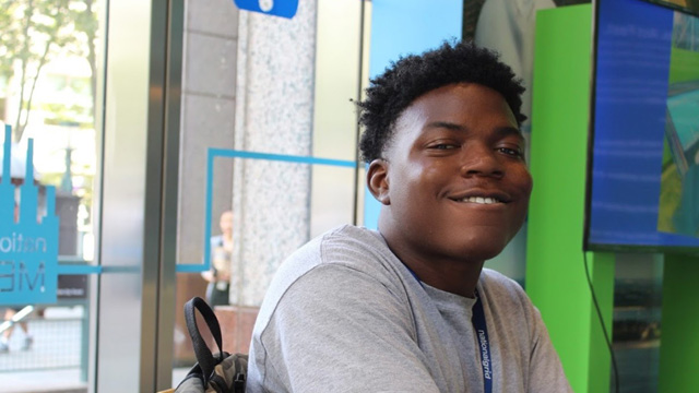 National Grid intern Abdul Adeniji