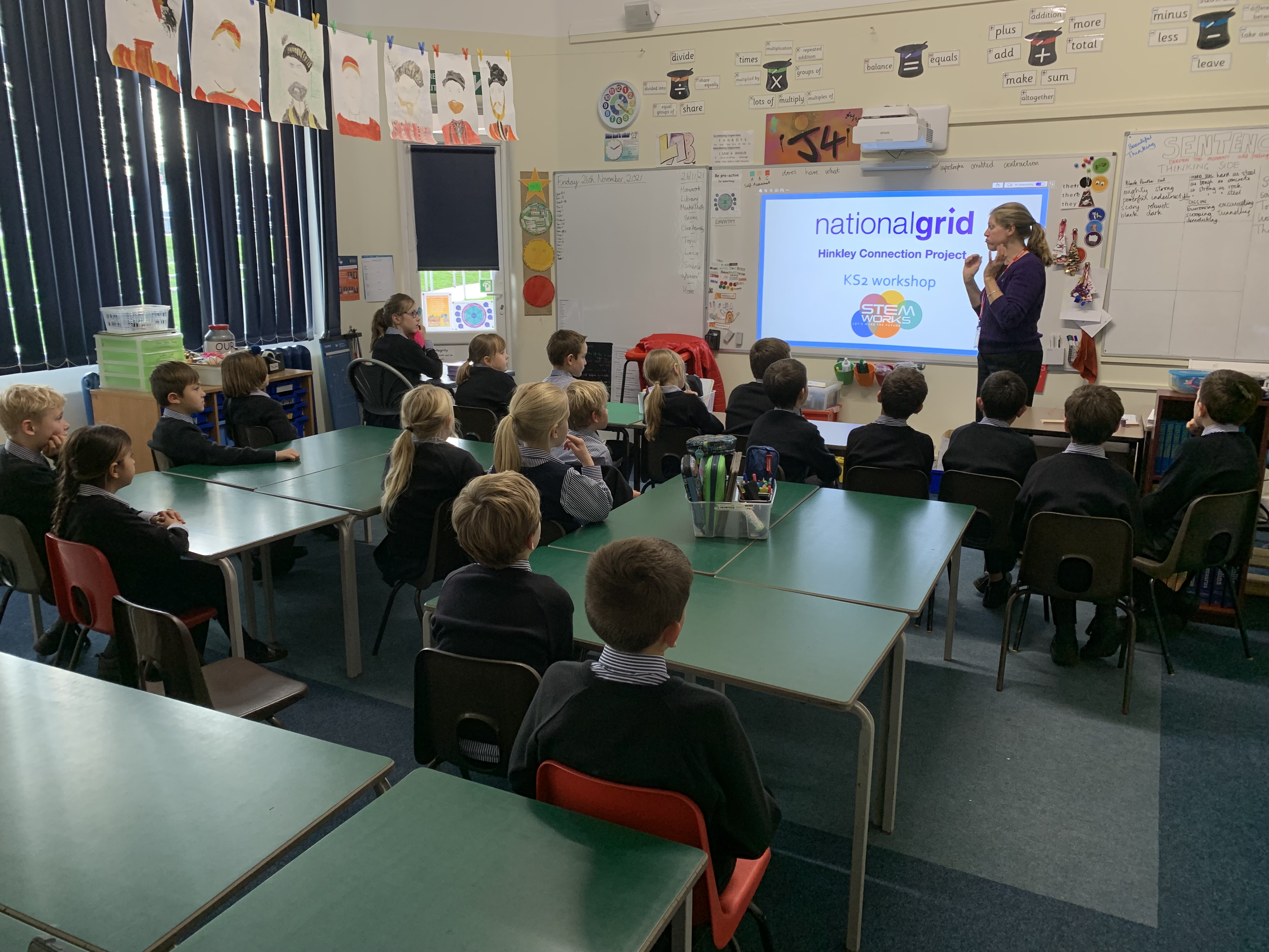 Picture of a school classroom
