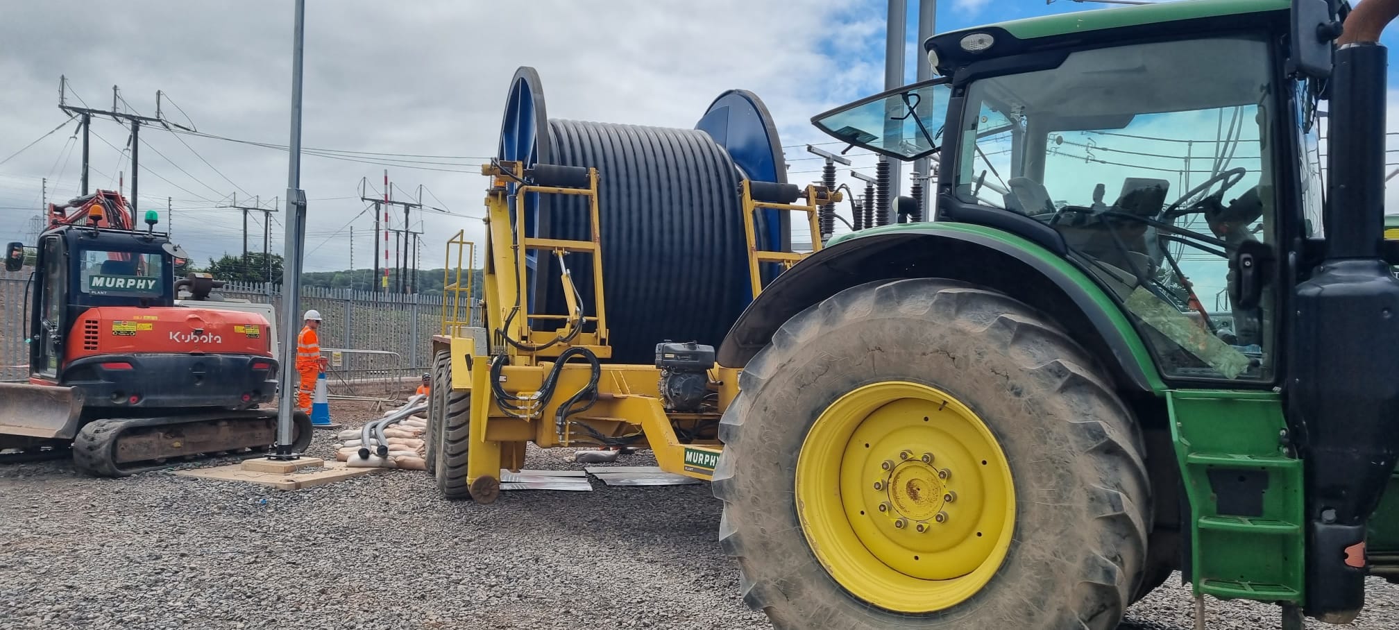 Picture of cable drums