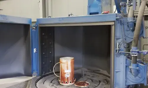 Transformer being worked in a large piece of equipment