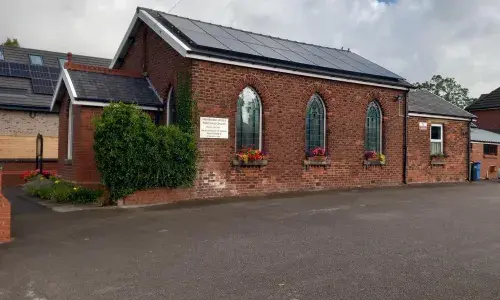 Solar panels on community building