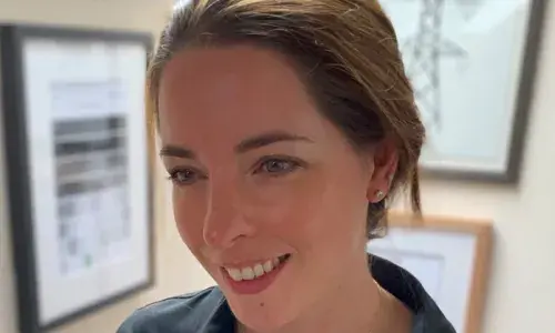 Photo of National Grid's Head of UK Strategy Claire Dykta for HERoes story