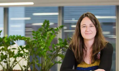 Photo of Erinn Sapsford - used for the National Grid article 'Erinn Sapsford: helping green up the UK’s energy'