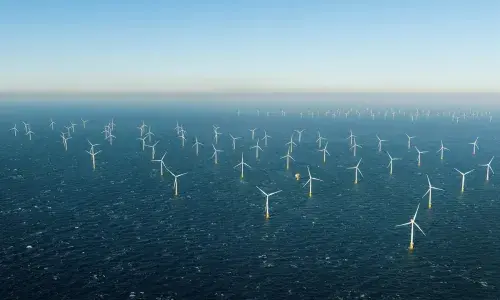 National Grid windfarm at sea for article by John Pettigrew