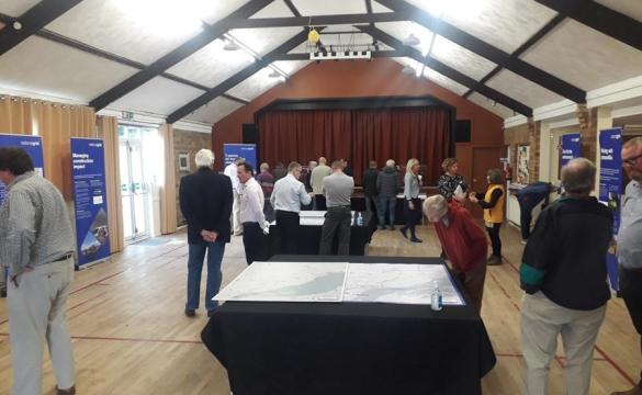People at community event