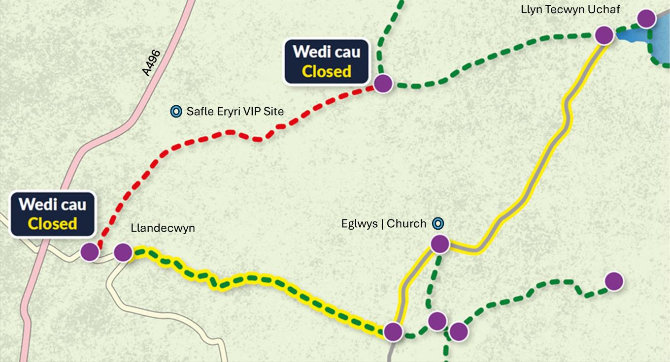 Footpath PROW diversion route