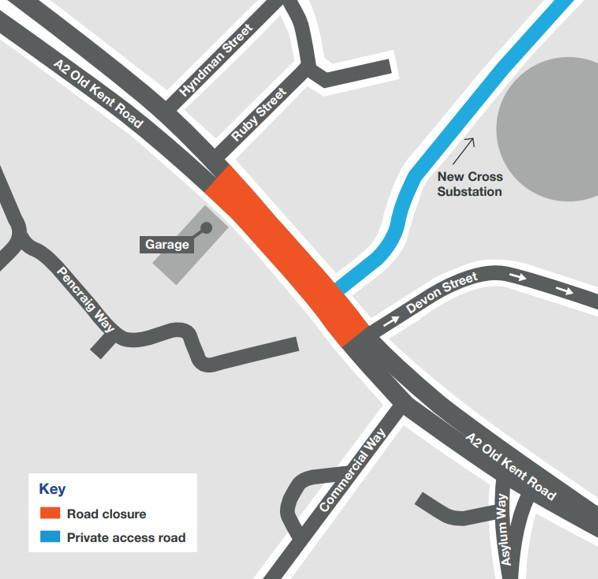 Old Kent Road closure