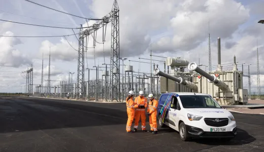 Viking Link AC Yard engineers